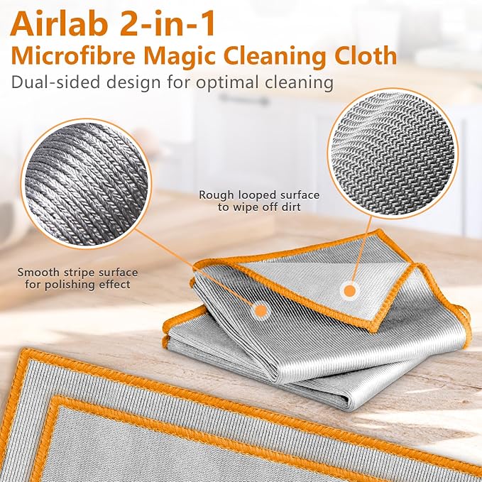 Glass Polishing Cloth Streak Free Miracle Microfiber Cleaning Cloth Lint Free - Image 4