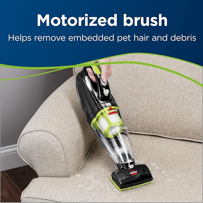 Bissell Pet Hair Eraser Cordless Hand Vacuum, and Pet Vacuum, Crevice Tool - Image 4