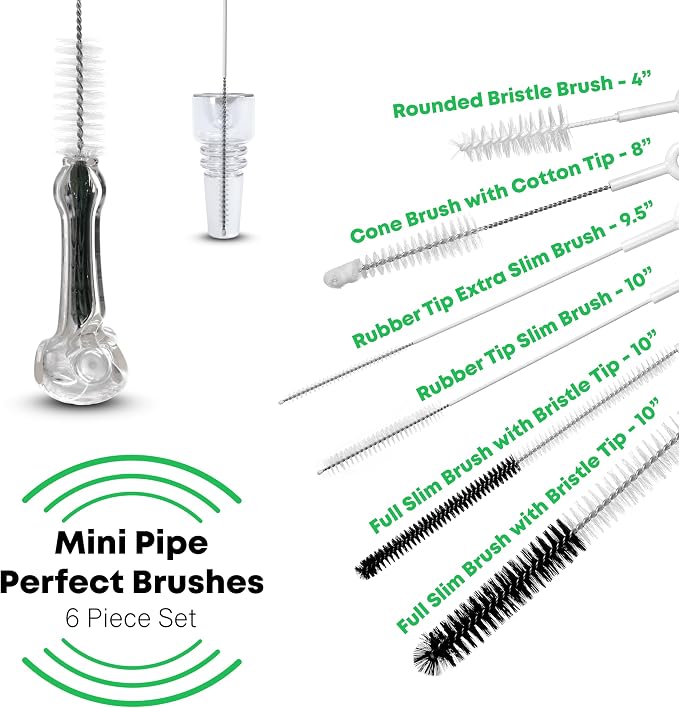 P.Perfect | Mini 6pcs Brush Pack | Non-Scratching | Pipe Cleaner - Image 6