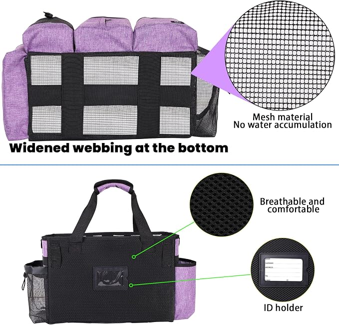 Large Cleaning Caddy Bag Built-in Sturdy Support Board, Cleaning Organizer - Image 6