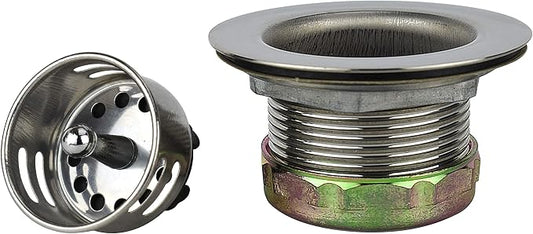 Plumb Pak 878PC Keeney Stainless Steel Junior Duo Bar Sink Strainer by Plumb+Pak