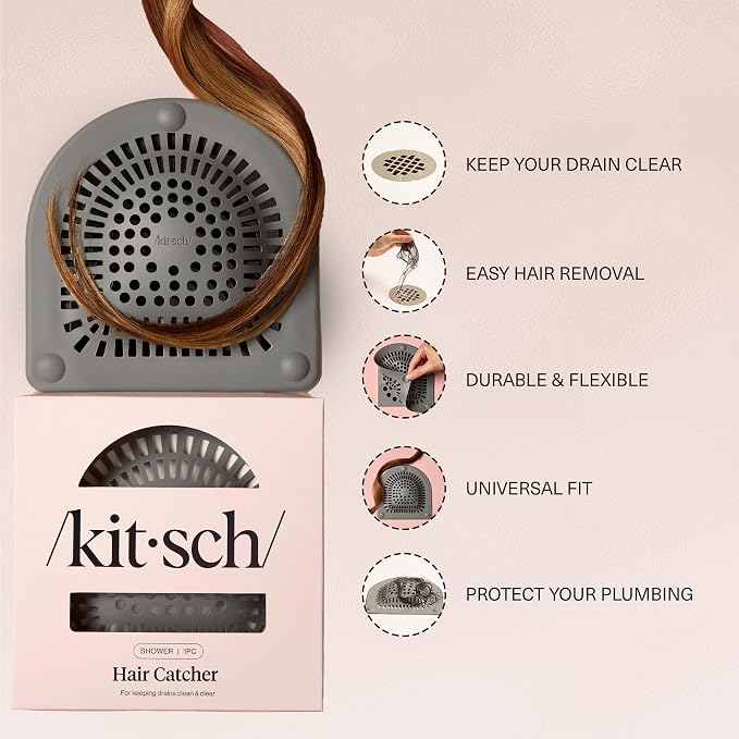Kitsch Shower Drain Hair Catcher - Image 3