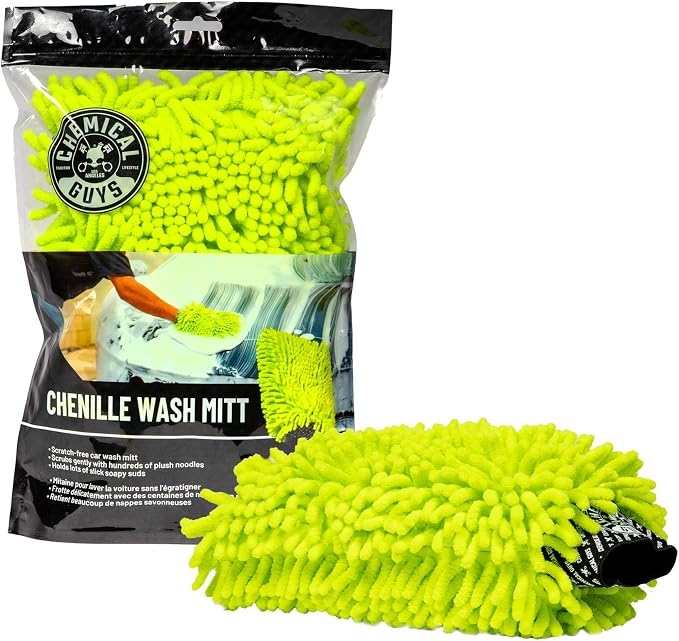 Chemical Guys Chenille Premium Scratch-Free Microfiber Wash Mitt by ChemicalGuys