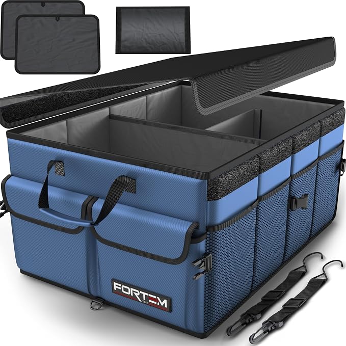 FORTEM Trunk Organizer For SUV Car Trunk Organizer, Foldable Storage, Car by FORTEM