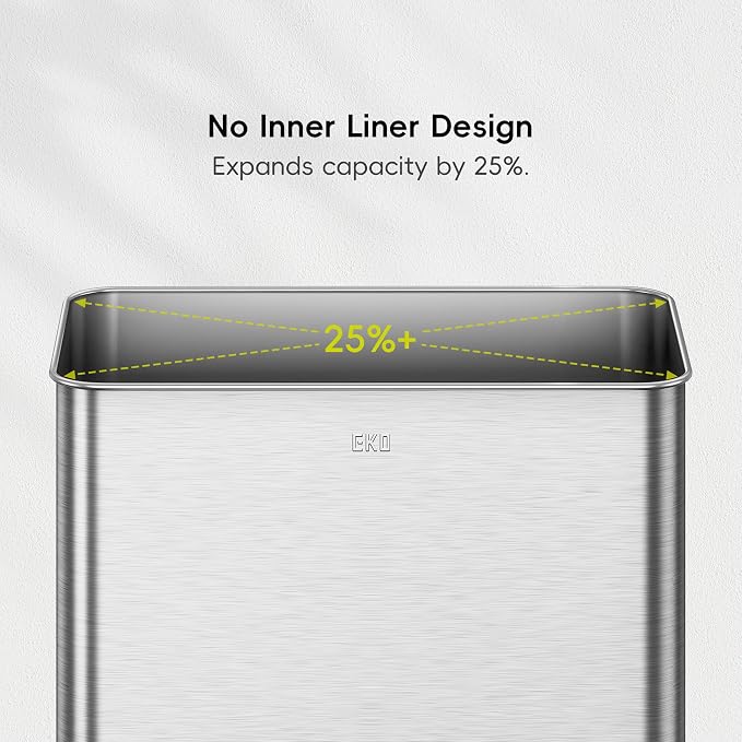 EKO Mirage X 80 Liter / 21.1 Gallons Motion Sensor Trash Can, Automatic Large - Image 6