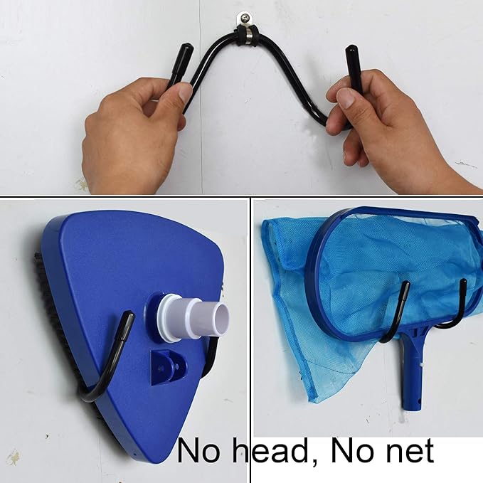 YYST Pool Tool Organizer Holder Pool Cleaning Accessory Organizer Holder Rack - Image 3