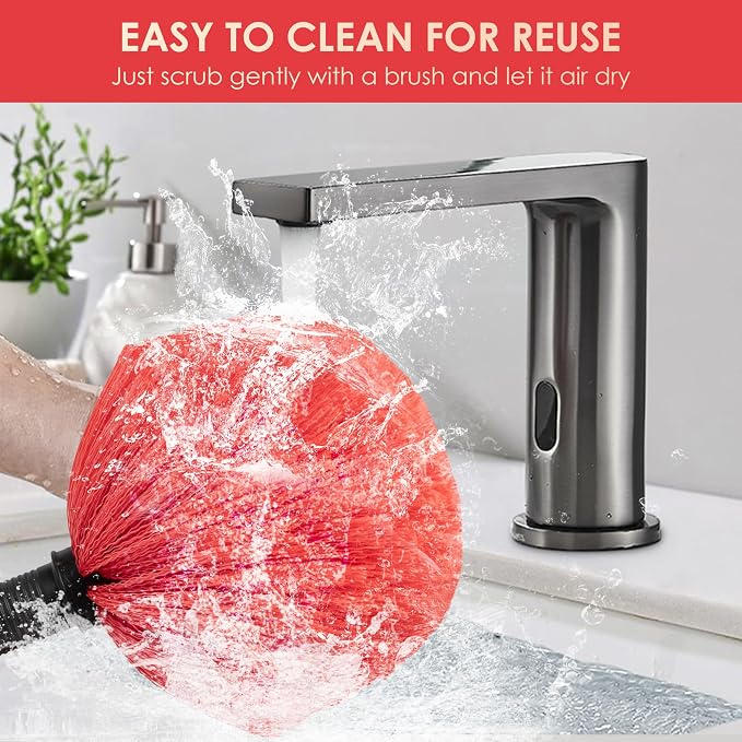 6-24 FT Cobweb Duster with Extension Pole, 30 FT High Reach Spider Web Brush - Image 6