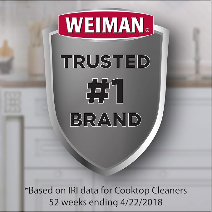 Weiman Cook Top Scrubbing Pads – Gently Clean and Remove Burned-on Food from - Image 9