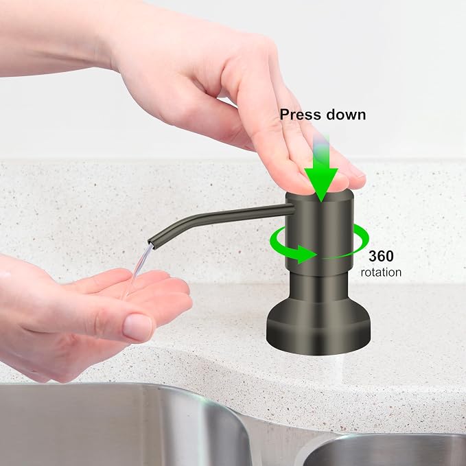 Soap Dispenser for Kitchen Sink, Sink Soap Dispenser - Image 2