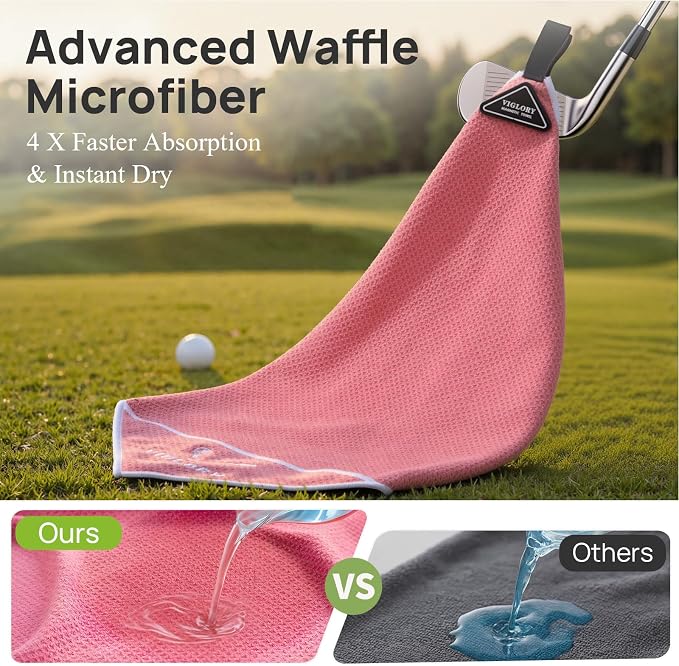 Magnetic Golf Towel for Bag 18" x 18" - Image 5