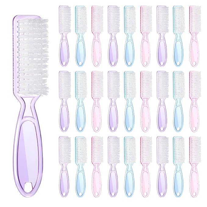 30 PCS Nail Scrubber Brush, Handle Grip Nail Brushes by Unknown