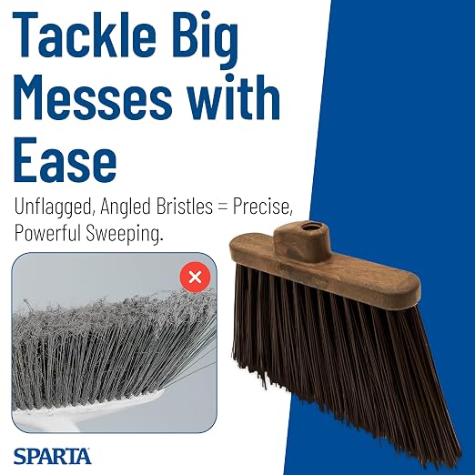SPARTA Plastic Broom Head, Un-Flagged - Image 6