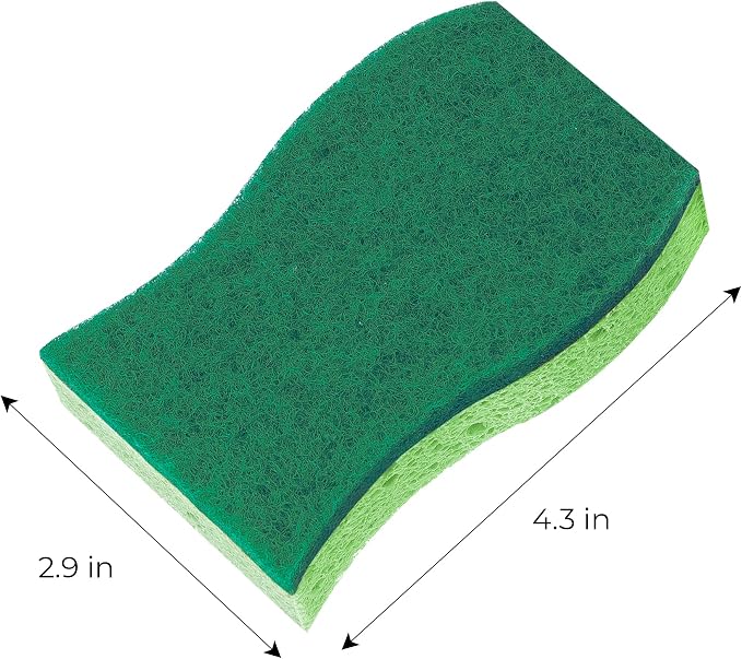 Smart Design Heavy Duty Cellulose Smart Scrub Sponge - Image 3