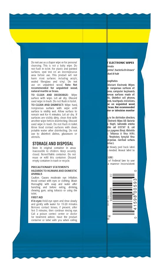 Weiman Disinfecting Electronic Wipes - Image 2