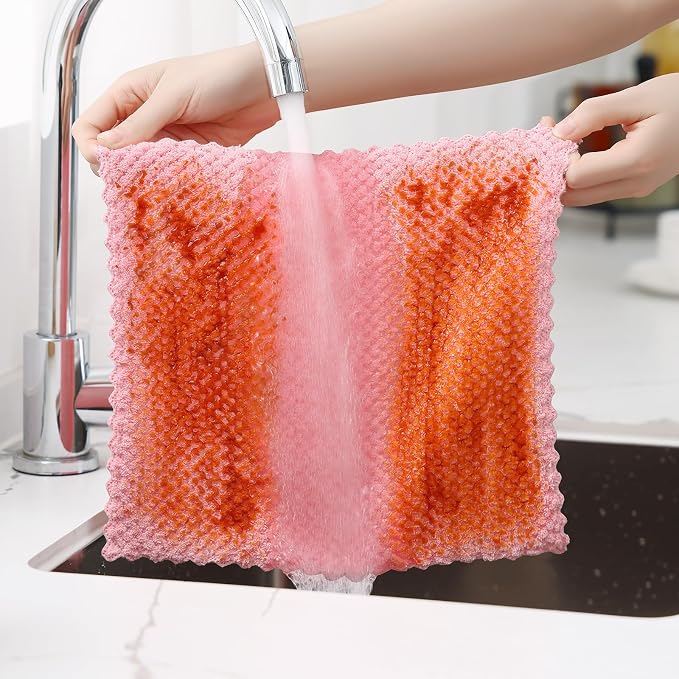 Homaxy 12 Pack Kitchen Dish Cloths, Ultra Soft and Absorbent Dish Towels - Image 8