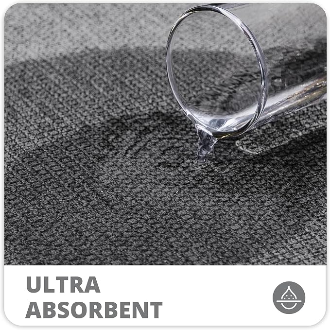 Bath Mat, Ultra Thin Bathroom Rugs, Rubber Bath Mats - Image 3