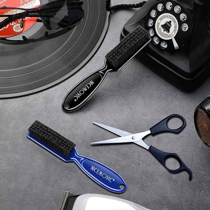 NICEMOVIC 10 Pcs Barber Clipper Cleaning Brush, Barber Accessories Supplies - Image 5
