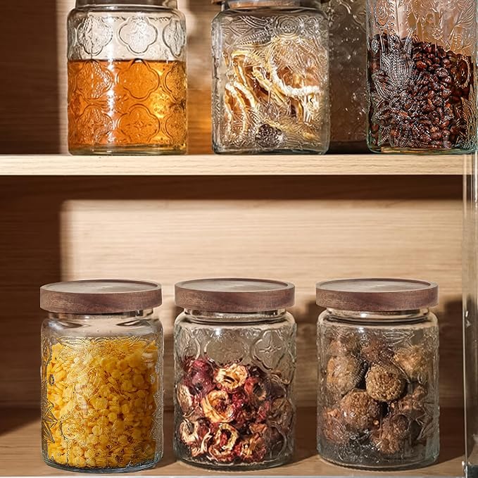 24 OZ/4 PCS Glass Storage Jar - Image 6