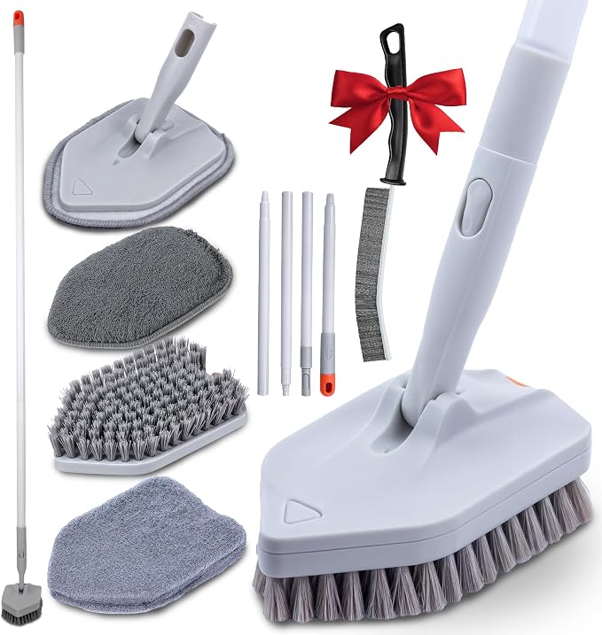 DSV Standard Tile Tub Scrubber Brush Shower Scrubber by DSVStandard