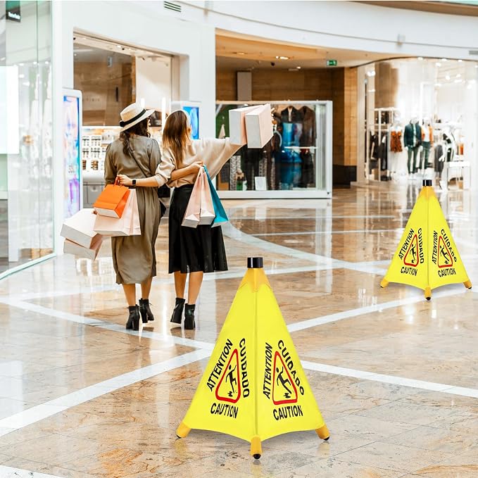 4 Pcs Pop up Wet Floor Sign - Image 5