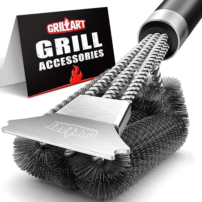 GRILLART Grill Brush and Scraper by GRILLART