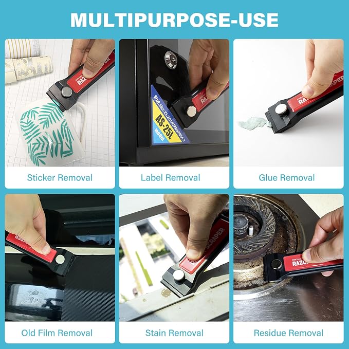Gomake Plastic Razor Blade Scraper Tool - Image 7