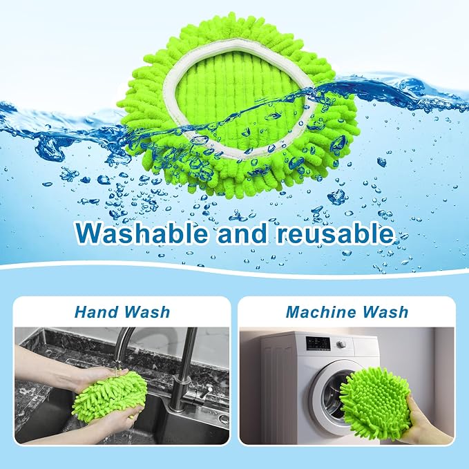 Mop Replace Head for O Cedar, Spin Mop Heads Replacements for Ocedar Easywring - Image 4