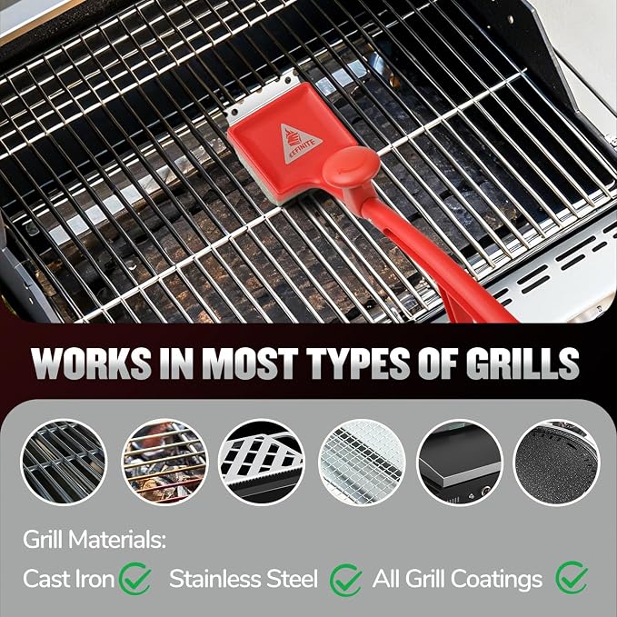 Grill Brush Cleaner for Outdoor, EEFINITE BBQ Steam Cleaning Grill Brushes - Image 6