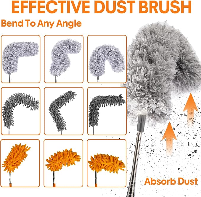 Dusters for Cleaning High Ceiling Fan, Newliton Microfiber Duster - Image 4