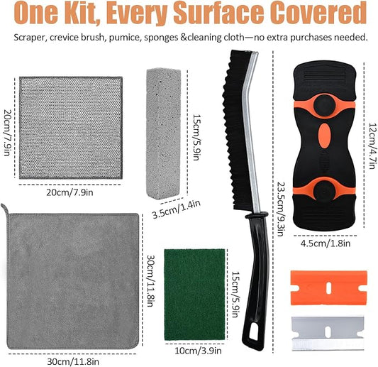 Heavy Duty Oven Cleaner Brush Set, Oven Cleaning Kits, Oven Cleaning Tools - Image 2