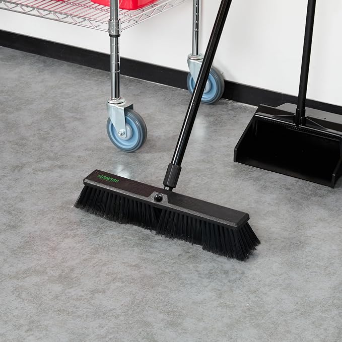 Restaurantware-BROOM HEAD ONLY: Clean Tek Professional 17.13-Inch Push Broom - Image 4