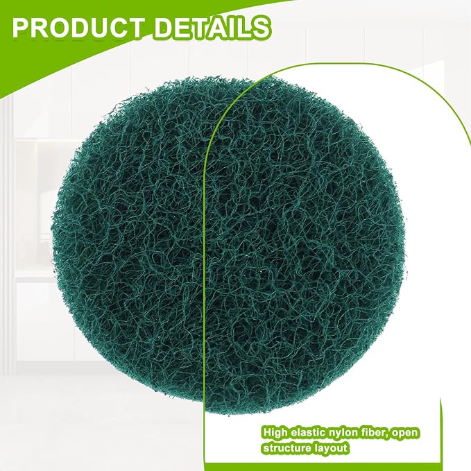 16pcs Kitchen Pads Power Scrubber Pads Set Electric Scrubber Replacement - Image 3