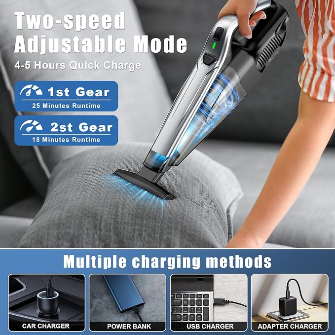 Car Vacuum Handheld Vacuum Cordless - Image 5