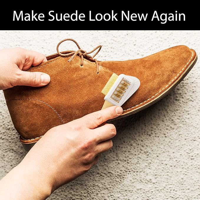 Suede & Nubuck 4-Way Leather Brush Cleaner - Image 5