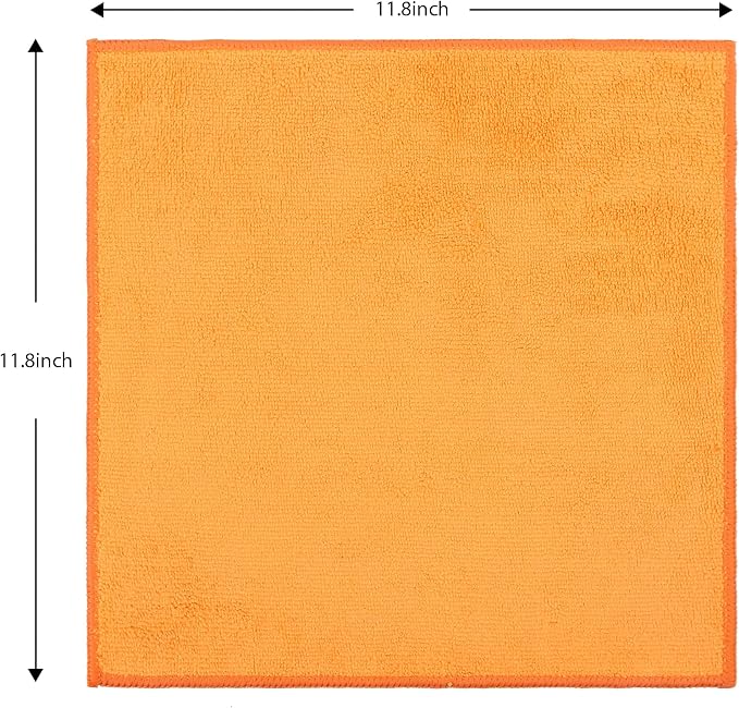 Tricol Clean 12 Pack Microfiber Cleaning Cloth 11.8x11.8inch - Image 2