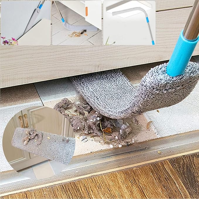 Retractable Gap Dust Clean Under Appliance Microfiber Duster Dust Cleaning Brush - Image 2