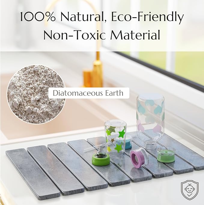 Stone Drying Mat for Kitchen Counter - Image 4