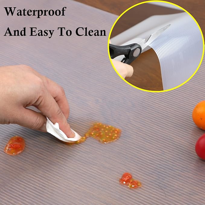 Shelf Liners for Kitchen Cabinets Non Adhesive Cabinet Drawer Liners Non Slip - Image 4