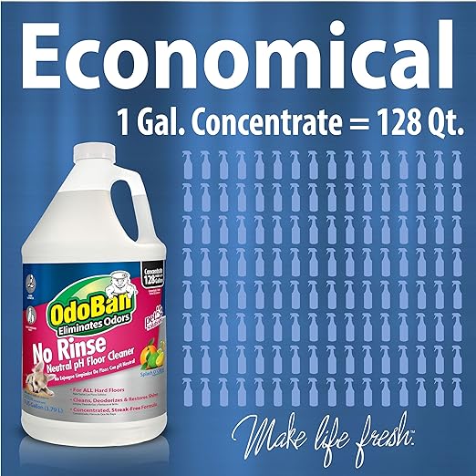 OdoBan Pet Solutions No Rinse Neutral pH Floor Cleaner Concentrate, Made in the - Image 4
