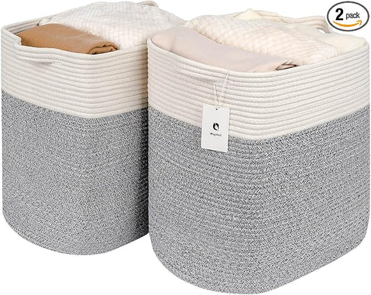 Hamper Toy Storage Collapsible Laundry Bin, Medium Fabric Organizer by Laughbird
