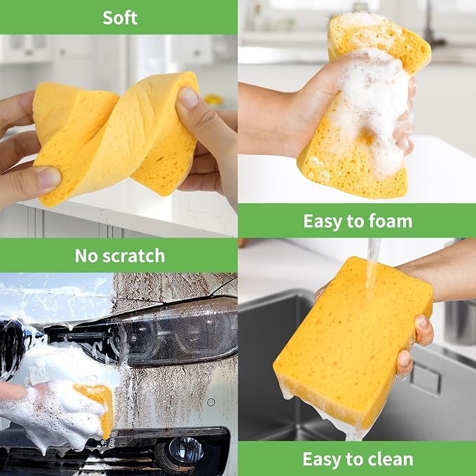 10 Count Compostable Thicker Pop-Up Sponges - Image 7