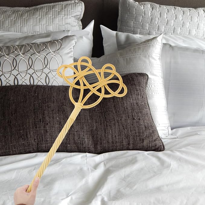 Carpet and Rug, Rattan Rug Pillow Dust Long Handle Paddle Comforter Manual Dust - Image 7