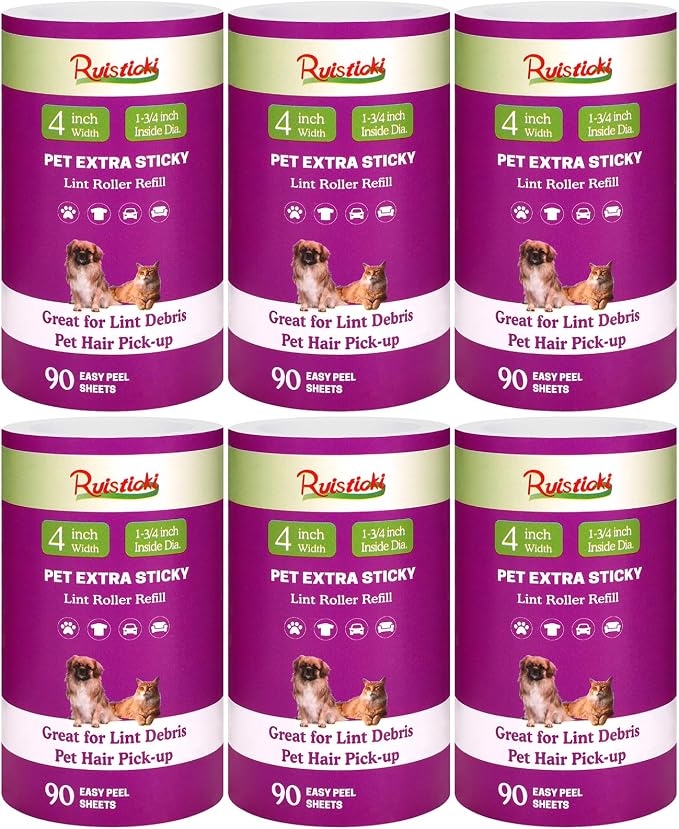 4 inch Lint Roller Refills Only Compatible by Unknown