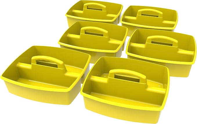 Storex 2-Compartment Large Caddy – Multipurpose Classroom Organizer - Image 2