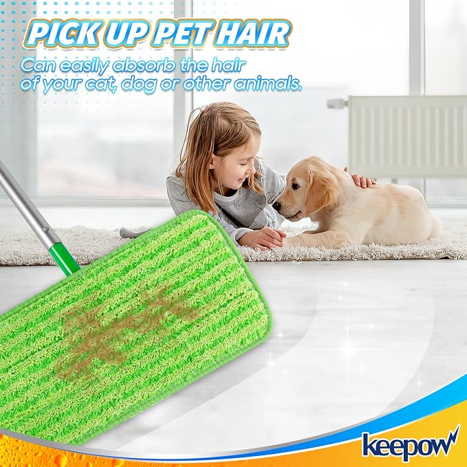 KEEPOW Reusable Mop Pads Compatible - Image 4