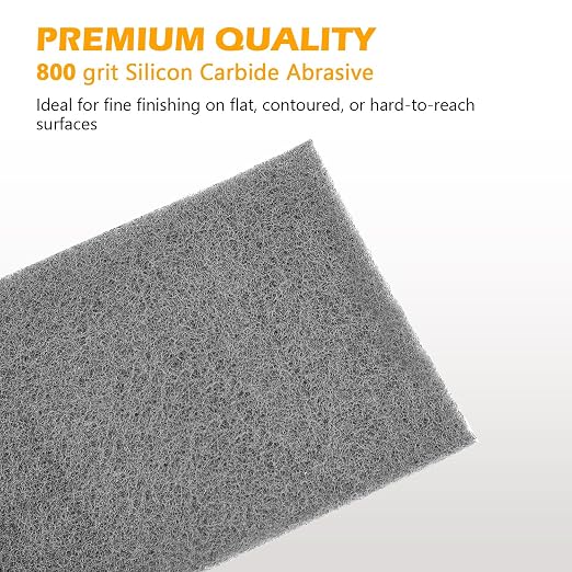 Gray Ultra Fine Scuff Pads, Scouring Pad, Paint Primer Prep Scratch - Image 3