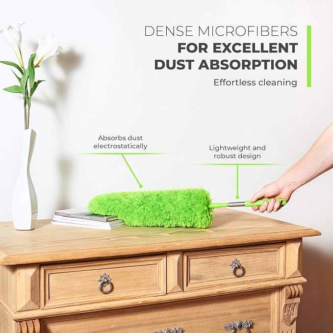 Extendable Microfiber Feather Duster, Feather Dusters - Image 2