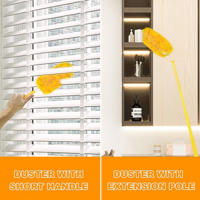 JEHONN Duster Refills for Swiffer 20 Counts, 360 Degree Heavy Duty Dusting Kit - Image 2