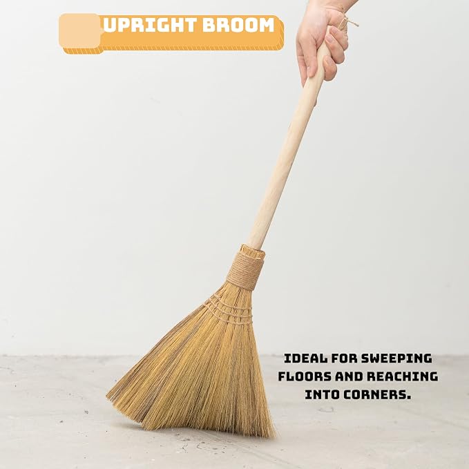 Natural Whisk Sweeping Hand Handle Broom - Image 5