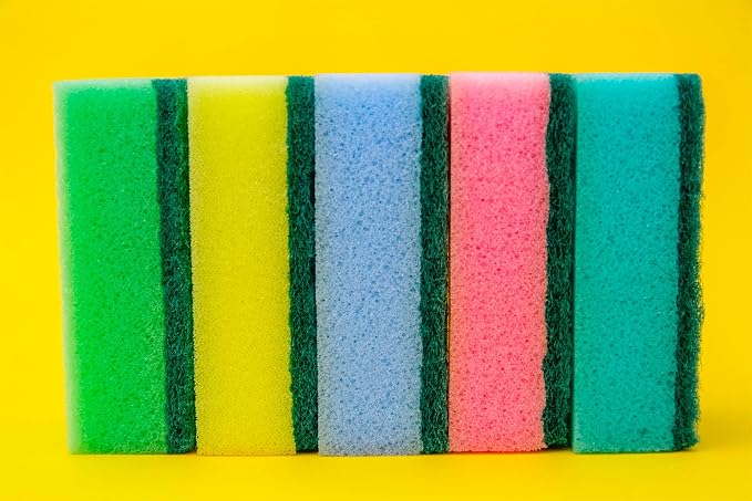 DecorRack 80 Kitchen Sponges, Heavy Duty Dish Sponges, Household Cleaning - Image 5
